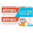 Elmex, pasta do zębów dla dzieci z aminofluorkiem, 0-6 lat, 2 x 50 ml - miniaturka  zdjęcia produktu