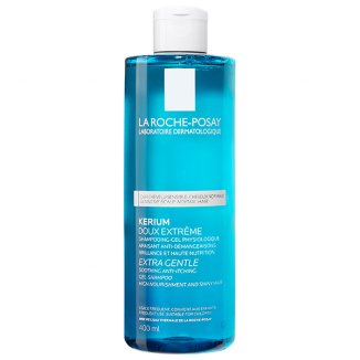 La Roche-Posay Kerium, ekstremalnie delikatny szampon do wrażliwej skóry głowy, 400 ml - zdjęcie produktu