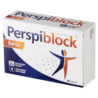 Perspiblock Forte, 30 tabletek KRÓTKA DATA - zdjęcie produktu