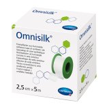 Omnisilk, przylepiec tkaninowy ze sztucznego jedwabiu, hipoalergiczny, 2,5 cm x 5 m, 1 sztuka - miniaturka zdjęcia produktu