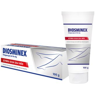 Diosminex, pielęgnacyjny żel do nóg, 100 g - zdjęcie produktu