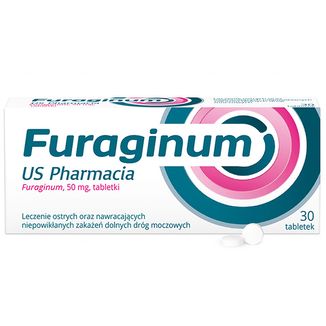 Furaginum US Pharmacia 50 mg, 30 tabletek - zdjęcie produktu