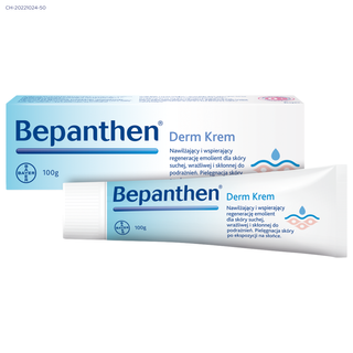 Bepanthen Derm Krem, specjalistyczny krem do ciała, skóra sucha, skłonna do podrażnień, od 1 dnia życia, 100 g - zdjęcie produktu
