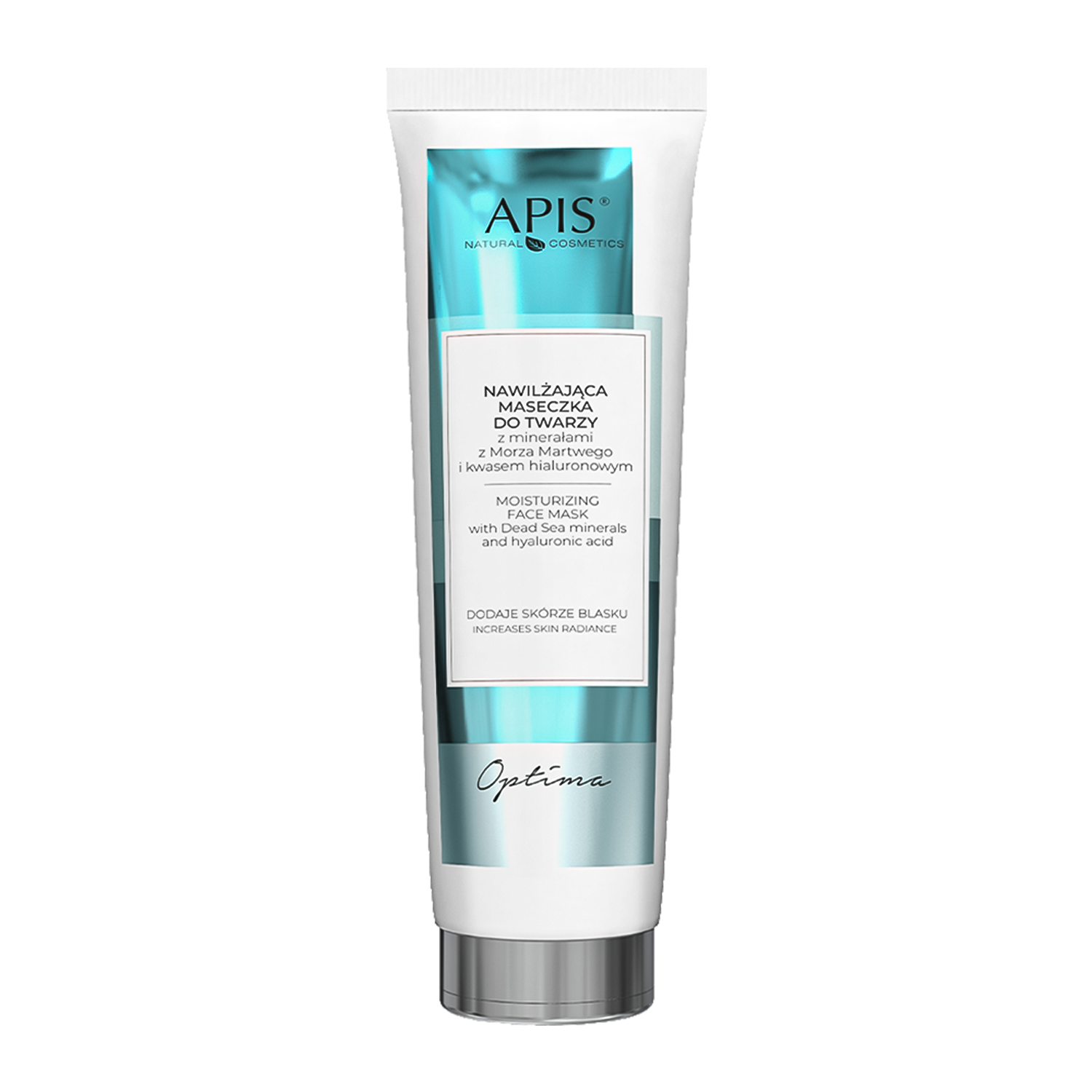 Nieznana Apis Optima Dead Sea Minerals, nawilżająca maseczka do twarzy, 100 ml