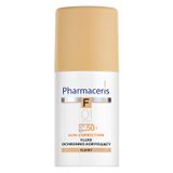 Pharmaceris F Sun-Correction, fluid ochronno-korygujący, 01 Ivory, SPF 50+, 30 ml - miniaturka zdjęcia produktu