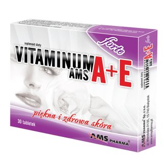 Vitaminum A+E AMS Forte, 30 tabletek - zdjęcie produktu