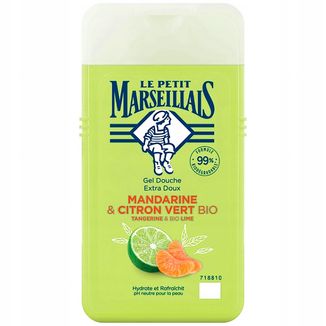 Le Petit Marseillais, żel pod prysznic, mandarynka i limonka Bio, 250 ml - zdjęcie produktu