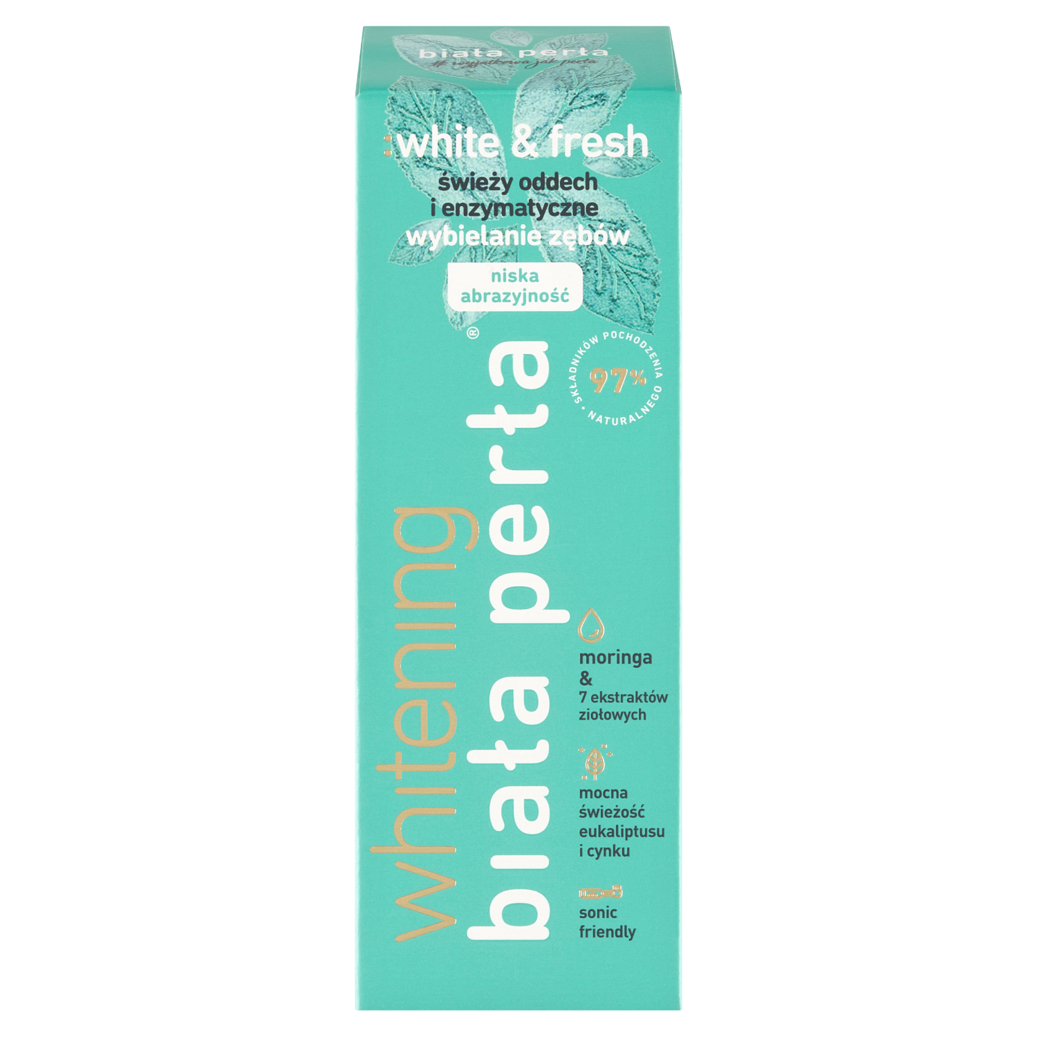 Biała Perła Biała Perła Whitening, wybielająca pasta do zębów, White & Fresh, 75 ml