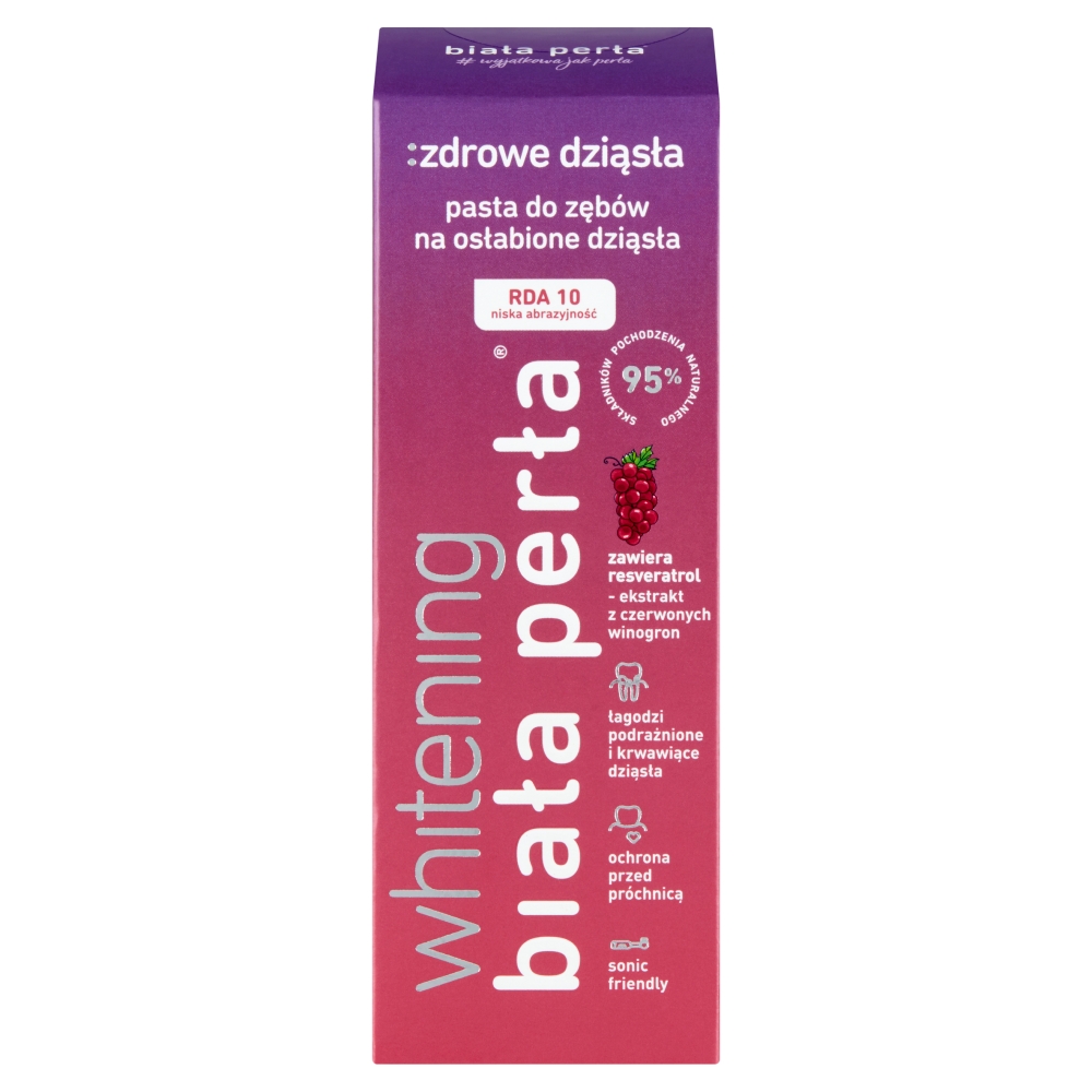 Biała Perła Biała Perła Whitening, specjalistyczna pasta do zębów, Zdrowe Dziąsła, 75 ml