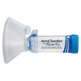 AeroChamber Plus Flow-Vu, komora inhalacyjna z maską dla dorosłych, Large, 1 sztuka AeroChamber Plus Flow-Vu, komora inhalacyjna z maską dla dorosłych, Large, 1 sztuka - zdjęcie produktu