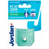 Jordan Expand Floss, nić dentystyczna z fluorem, woskowana, miętowa, 25 m - miniaturka zdjęcia produktu