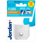 Jordan Everyday Floss, nić dentystyczna, woskowana, miętowa, 50+10 m - miniaturka zdjęcia produktu