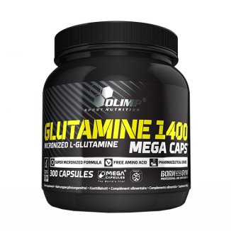 Olimp Glutamine 1400 Mega Caps, 300 kapsułek - zdjęcie produktu