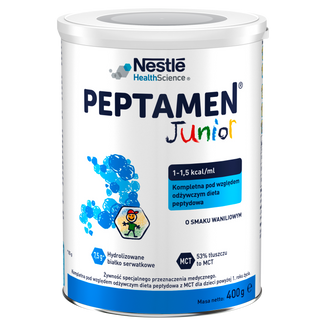 Peptamen Junior, preparat odżywczy powyżej 1 roku, smak waniliowy, 400 g - zdjęcie produktu