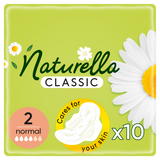 Naturella Classic, podpaski ze skrzydełkami, Normal, 10 sztuk - miniaturka zdjęcia produktu