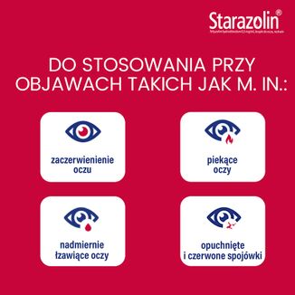Starazolin 0,5 mg/ ml, krople do oczu, 2x5 ml - 3 Starazolin 0,5 mg/ ml, krople do oczu, 2x5 ml - 3 - zdjęcie produktu