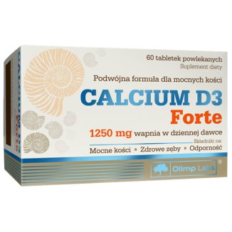 Olimp, Calcium D3 Forte, 60 tabletek - zdjęcie produktu