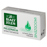 Biały Jeleń, Hipoalergiczne mydło w kostce, łagodzenie, 85 g - miniaturka zdjęcia produktu
