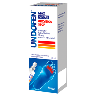 Undofen Max Spray 10 mg/ g, aerozol na skórę, 30 ml USZKODZONE OPAKOWANIE - zdjęcie produktu