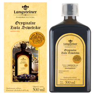 Langsteiner Oryginalne Zioła Szwedzkie, 500 ml - zdjęcie produktu