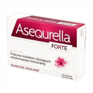 Asequrella Forte, 20 tabletek KRÓTKA DATA - zdjęcie produktu