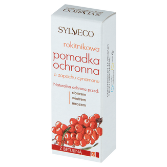 Sylveco, pomadka rokitnikowa ochronna o zapachu cynamonu, 4,6 g KRÓTKA DATA - zdjęcie produktu