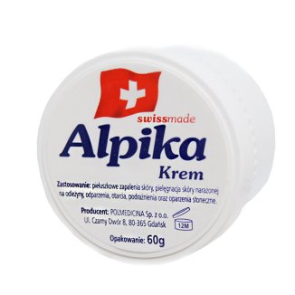 Alpika, krem pielęgnacyjny na odparzenia i odleżyny, 60 g - zdjęcie produktu