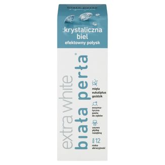 Biała Perła Extra White, wybielająca pasta do zębów, Krystaliczna Biel, 75 ml USZKODZONE OPAKOWANIE - zdjęcie produktu