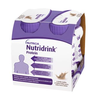 Nutridrink Protein, preparat odżywczy, smak mokka, 4 x 125 ml - zdjęcie produktu