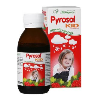 Pyrosal Kid, syrop dla dzieci od 3 lat,  100 ml KRÓTKA DATA - zdjęcie produktu