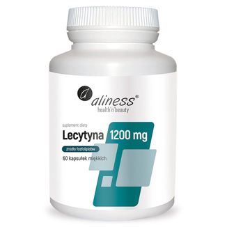 Aliness Lecytyna 1200 mg, 60 kapsułek miękkich - zdjęcie produktu