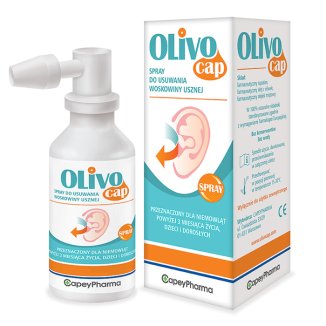 Olivocap, spray do usuwania woskowiny usznej, 40 ml USZKODZONE OPAKOWANIE - zdjęcie produktu