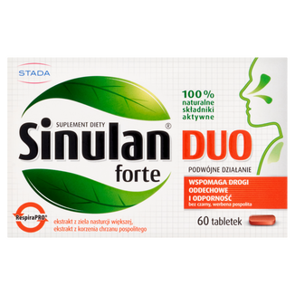 Sinulan Duo Forte, 60 tabletek USZKODZONE OPAKOWANIE - zdjęcie produktu