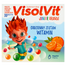 VisolVit Junior Orange, proszek musujący, smak pomarańczowy, 30 saszetek USZKODZONE OPAKOWANIE - miniaturka  zdjęcia produktu