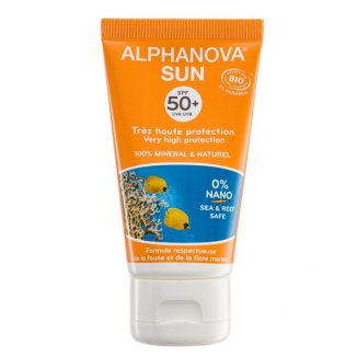 Alphanova Sun Bio, krem przeciwsłoneczny SPF 50+, 50 g - zdjęcie produktu