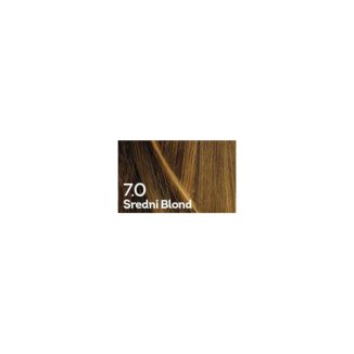 Biokap Nutricolor, farba koloryzująca do włosów, 7.0 średni blond, 140 ml - 2 Biokap Nutricolor, farba koloryzująca do włosów, 7.0 średni blond, 140 ml - 2 - zdjęcie produktu