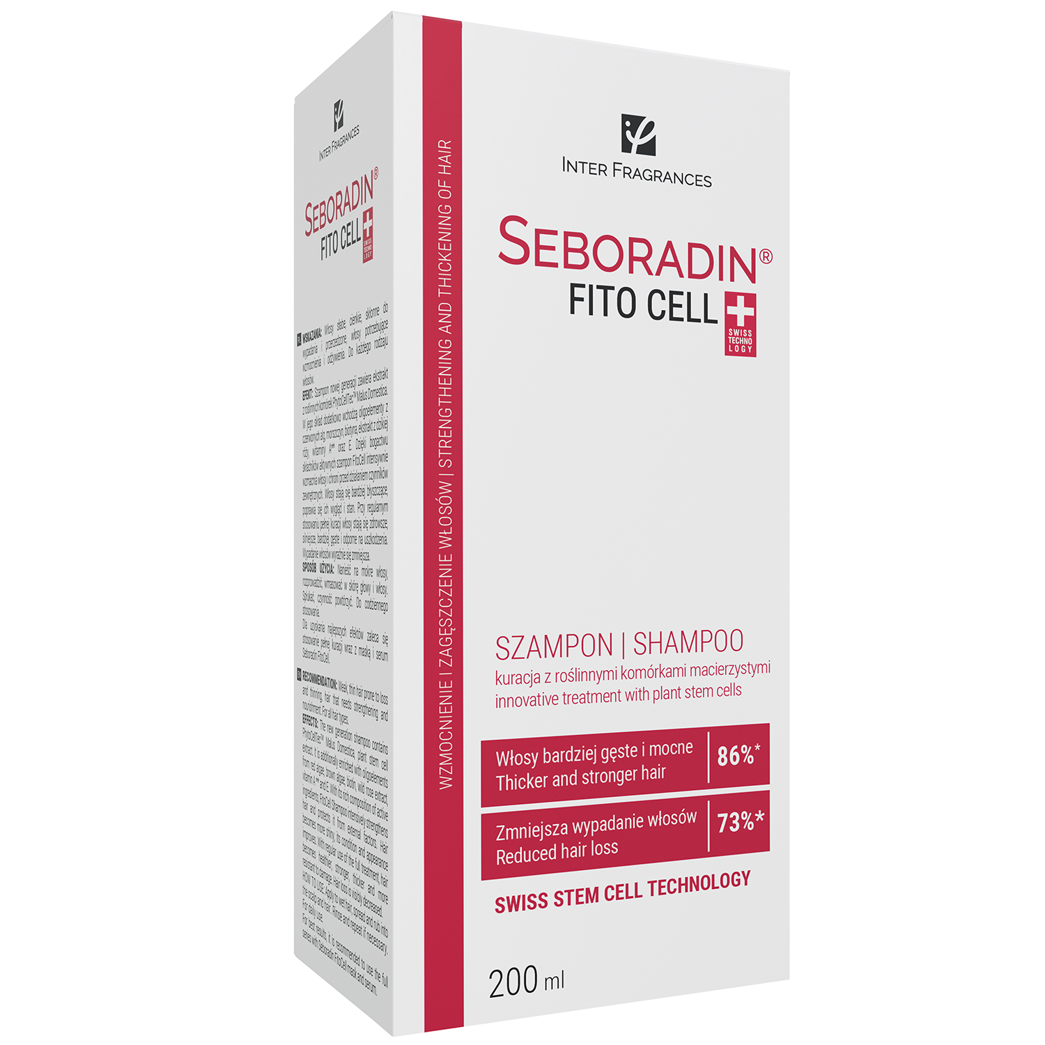 Seboradin Seboradin FitoCell, kräftigend Shampoo z pflanzlich mit Stammzellen, 200 ml — Inhaltsstoffe und Bewertung
