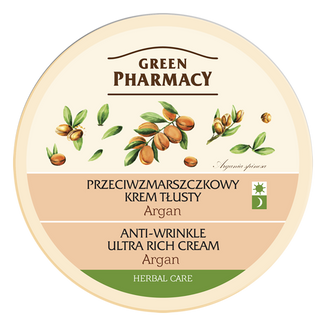 Green Pharmacy, krem przeciwzmarszczkowy, tłusty, z arganem, 150 ml - zdjęcie produktu