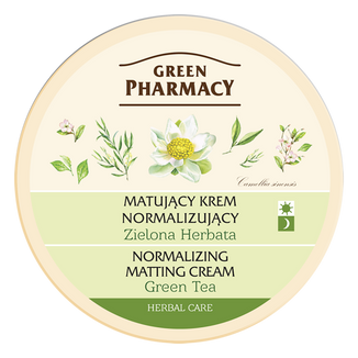 Green Pharmacy, krem matująco-normalizujący, z zieloną herbatą, 150 ml - zdjęcie produktu