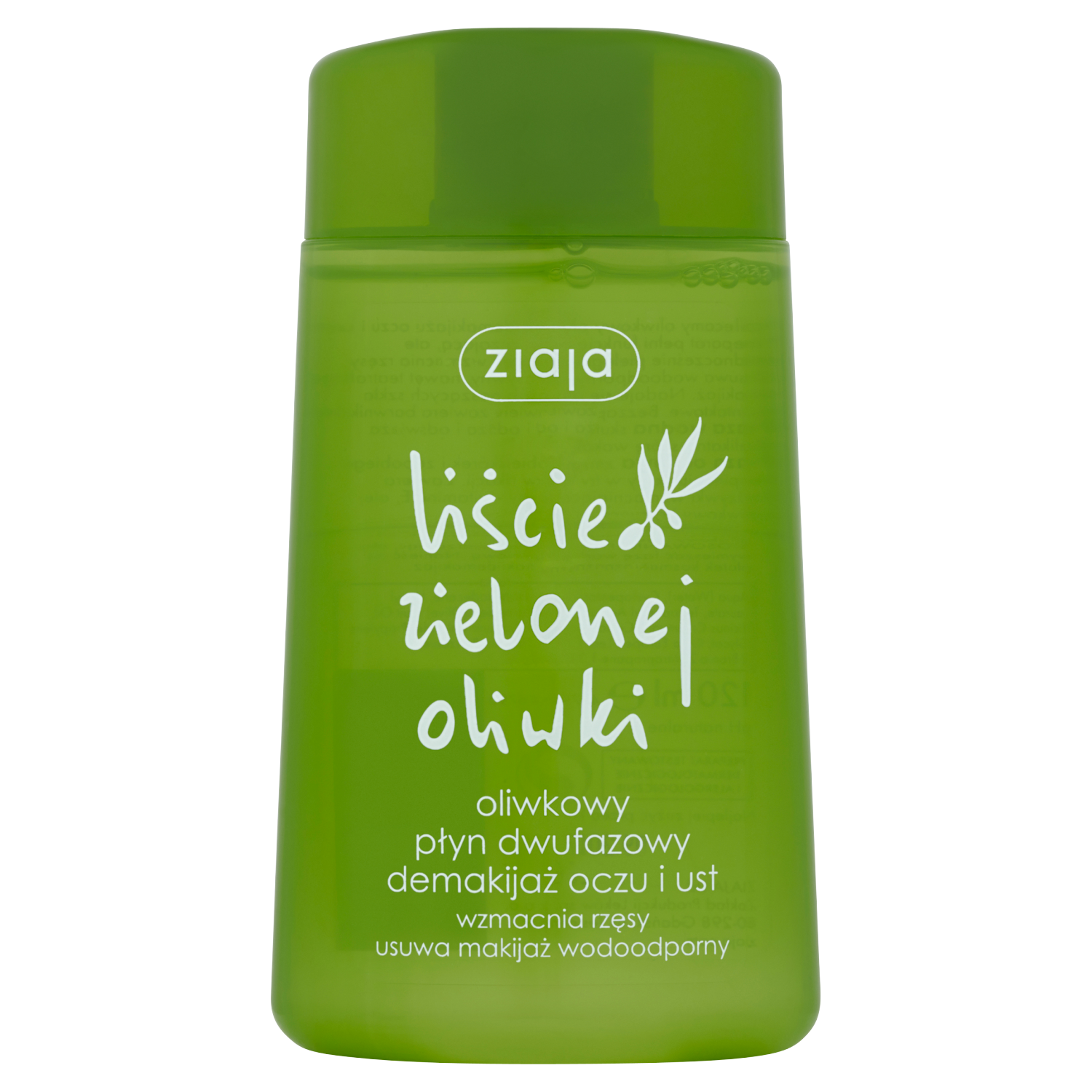Nieznana Ziaja Blätter grün Oliwki, zweiphasig Lotion zum Abschminken der Augen und Lippen, 120 ml — Inhaltsstoffe und Bewertung