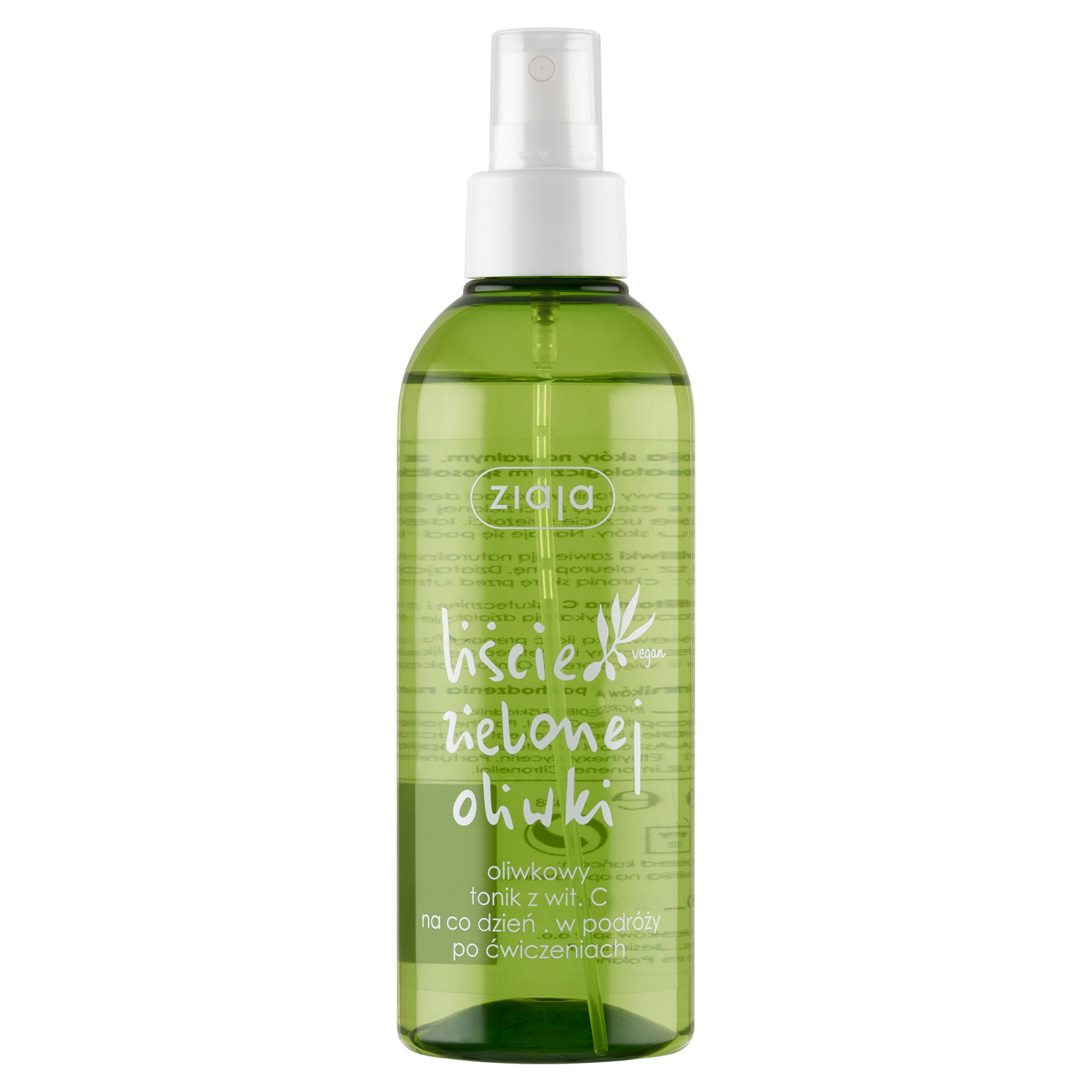 Nieznana Ziaja Liście Zielonej Oliwki, tonik z witaminą C, 200 ml — Składniki i ocena