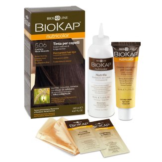 Biokap Nutricolor, farba koloryzująca do włosów, 5.06 muszkatołowy brąz, 140 ml - zdjęcie produktu