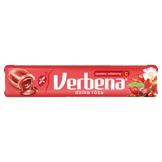Verbena Dzika Róża, cukierki ziołowe z witaminą C, 32 g - zdjęcie produktu