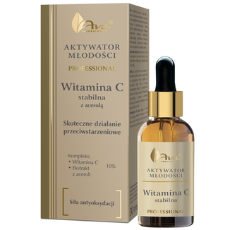 Ava Aktywator Młodości, witamina C z acerolą, 30 ml - zdjęcie produktu