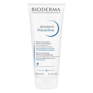 Bioderma Atoderm Preventive, krem odżywczy wzmacniający skórę dla dzieci i niemowląt, skóra atopowa, 200 ml - zdjęcie produktu