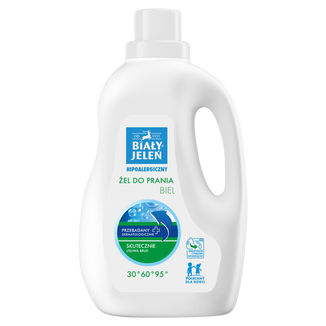 Biały Jeleń, żel do prania, hipoalergiczny, biel, 1,5 l - zdjęcie produktu