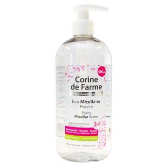 Corine de Farme, płyn micelarny do skóry suchej i wrażliwej, 500 ml - zdjęcie produktu