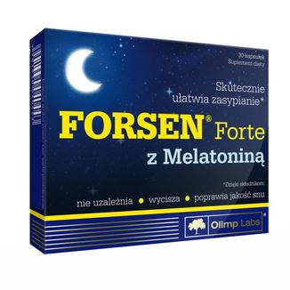 Olimp Forsen Forte z Melatoniną, 30 kapsułek USZKODZONE OPAKOWANIE - zdjęcie produktu