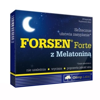 Olimp Forsen Forte z Melatoniną, 30 kapsułek - zdjęcie produktu