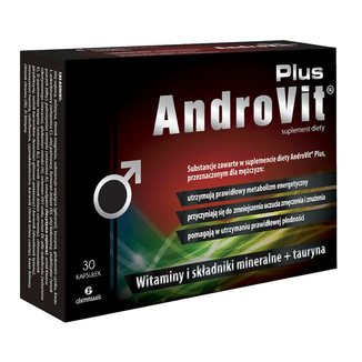 AndroVit Plus, 30 kapsułek USZKODZONE OPAKOWANIE - zdjęcie produktu